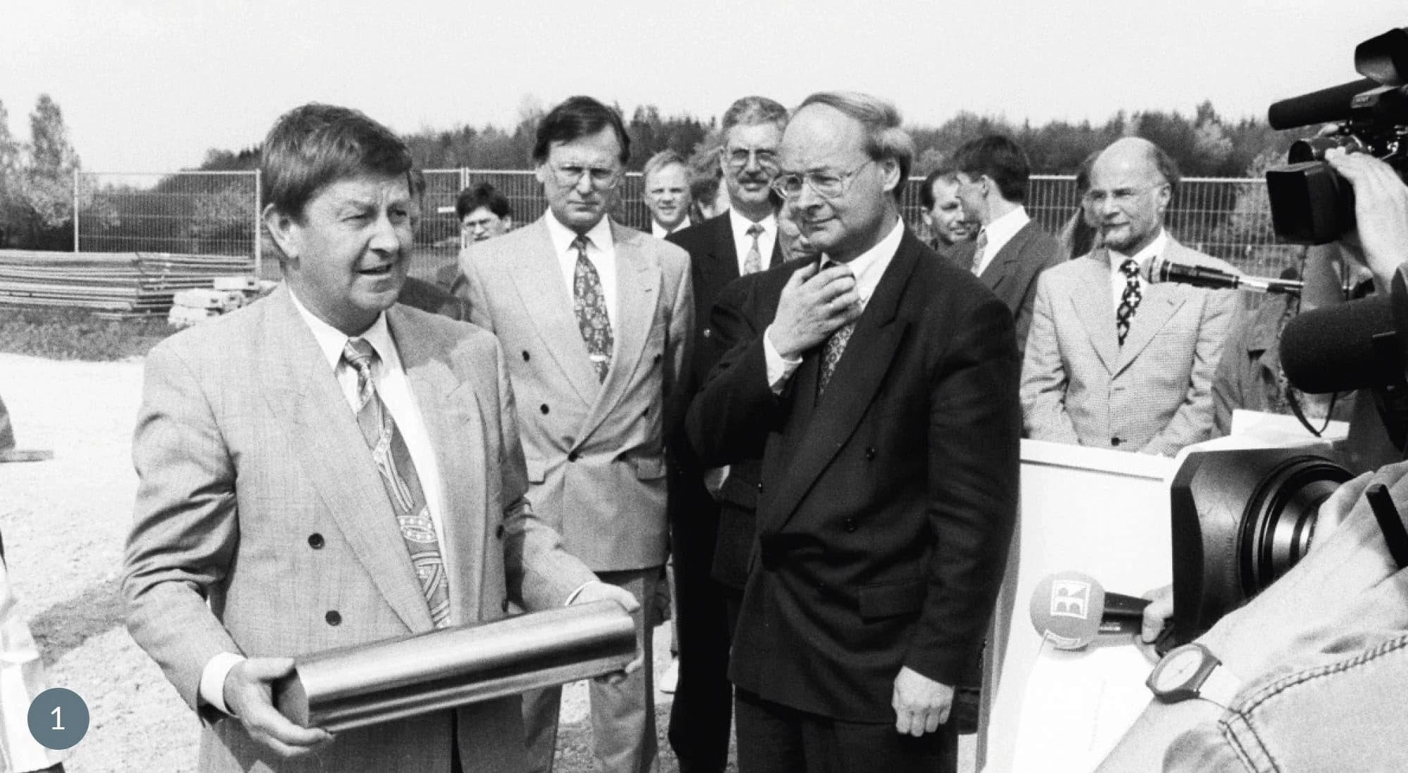 Grundsteinlegung 1995 - 30 Jahre IZB
